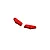 ARRMA Red Aluminium Steering Plate B 2Pcs AR340106