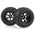 HSP 2.3" Viper Rear Knobby Tyres on Black 6 Spoke Rims - Wheels 2Pcs 60307