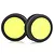 HSP 2.3" Mongoose Front Ribbed Tyres on Yellow Dish Rims - Wheels 2Pcs 60247A
