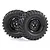 HSP 1.9" RC4 Soft Off Road Tyres on Black Rims - Wheels 2Pcs 68164