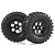HSP 1.9" RC4 Soft Off Road Tyres on Black Rims - Wheels 2Pcs 68156