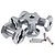 A set of four gunmetal grey aluminium RC wheel hex adapters with matching metal pins on a white background.