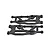 RPM Black Kraton/Talion/Outcast Rear Lower Suspension Arms 81402