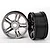 Traxxas 3.3" Front Split Spoke Black Dish Rims 2Pcs 6478