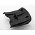 Black plastic rear diffuser part for Traxxas XO-1 RC car, shown from an angled top-down perspective.