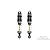 Pro-Line PowerStroke Aluminium Threaded Front Shock Set 2Pcs 6063-00