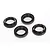Traxxas Black Aluminium GTX Shock Adjusting Nuts w/ O-Rings 7767X