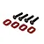 Traxxas Red Aluminium Motor Mount Spacers w/ Screws 7759R