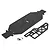 Losi Black 4mm Aluminium DBXL-E Chassis w/ Brace LOS251050