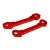 Losi Red Aluminium Rear Suspension Arm Pin Brace Set LOS254008