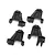 Traxxas TRX-4 Front & Rear Shock Towers 8216