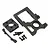 Losi DBXL-E Black Aluminium Motor Mount w/ Adapter LOS252058