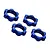 Traxxas Blue Aluminium 17mm Splined Serrated Wheel Nuts 4Pcs 7758