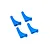 HSP Blue Aluminium Battery Holders 103004