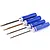 HSP Blue Aluminium Flat Head Screwdriver Set 4Pcs H295806