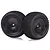 HSP 2.3" Mongoose Rear Knobby Tyres on Black Dish Rims - Wheels 2Pcs 60248