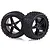 HSP 2.3" Rear Buggy Tyres on Black Rims - Wheels 2Pcs 06026D