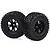 HSP 2.2/3.0" Storm Off Road Tyres on Black Rims - Glued Wheels 2Pcs 60707