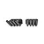 RPM Black Zoomies Mock Exhaust Tip Set 70852