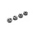 Xinlehong 12mm Wheel Hexes w/ Drive Pins 4Pcs 15-ZJ07