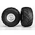 Traxxas 2.8" Terra Groove Tyres on Satin chrome Rims - Glued Wheels 2Pcs 3665