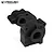 Vanquish Black Aluminium SCX10 Centre Transmission Case Set VPS01184