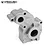 Vanquish Silver Aluminium SCX10 Centre Transmission Case Set VPS01183