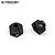 Vanquish Black Aluminium 12mm Wheel Hexes 2Pcs VPS07082