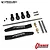 Vanquish Products Yeti Currie Anti Rock V2 Sway Bar set including black aluminium arms, sway bar rod, rod ends, and mounting hardware.