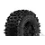 Pro-Line 2.8" Badlands Tyres on Black Desperado Rims - Glued Wheels 2Pcs 1173-13