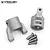 Vanquish Silver Aluminium Wraith/XR10 Steering Hub Carriers (C-Hub) Set 2Pcs VPS02005