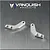 Vanquish Silver Aluminium Wraith Race Ackerman Arm Set VPS03211