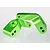 Traxxas Green Aluminium Rear Hubs 2Pcs w/ Rubber Shielded Bearings 3652G