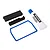 Traxxas receiver box seal set including a blue silicone O-ring, two black foam pads, and a tube of Traxxas silicone grease.