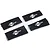 Outerwears Black Traxxas Revo & Summit Shock Cover Set 44-2320-01