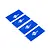 Outerwears Blue Traxxas Revo & Summit Shock Cover Set 44-2320-02