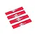 Outerwears Red 1/10 Shock Cover Set 44-2293-03