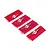Outerwears Red Traxxas Revo & Summit Shock Cover Set 44-2320-03