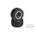 Pro-Line 4.0/5.5" X-Maxx MX43 Pro-Loc Tyres on Impulse Pro-Loc Black Bealock Rims 2Pcs 10131-13