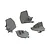 ARRMA Short Course Side Dirt Guard Extender Set AR320421