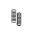 ARRMA Front Shock Springs 2Pcs AR330459