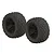 ARRMA 2.8" GRANITE dBoots FORTRESS MT Tyres on Black Rims - Glued Wheels 2Pcs AR550044