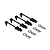 ARRMA 1.2mm Black Body Pins w/Clip Retainer 4Pcs AR390165