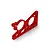 ARRMA Red Aluminium Mid Rear Bulkhead Set AR320262