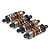HPI RS4 Orange Aluminium Threaded Shocks 4Pcs 114435