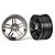 Traxxas 1.9" Split-Spoke Black Chrome Rims 2Pcs 8371