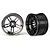 Traxxas 1.9" Split-Spoke Black Chrome Rims 2Pcs 8372