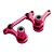 Traxxas Pink Aluminium Steering Bellcrank/Drag Link Assembly w/ Bearings 3743P
