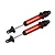 Traxxas X-Maxx Red Aluminium GTX Shocks Assembled w/o Springs 2Pc 7761R