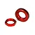 Traxxas 4-Tec 2.0 Red Aluminium Servo Saver Nuts 8345R